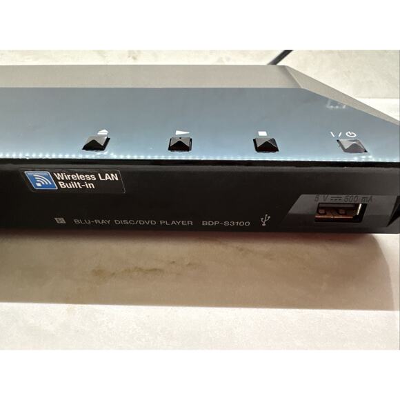 Sony BDP-S3100 Blu-ray Disc DVD Player No Remote Tested Working - Picture 3 of 4